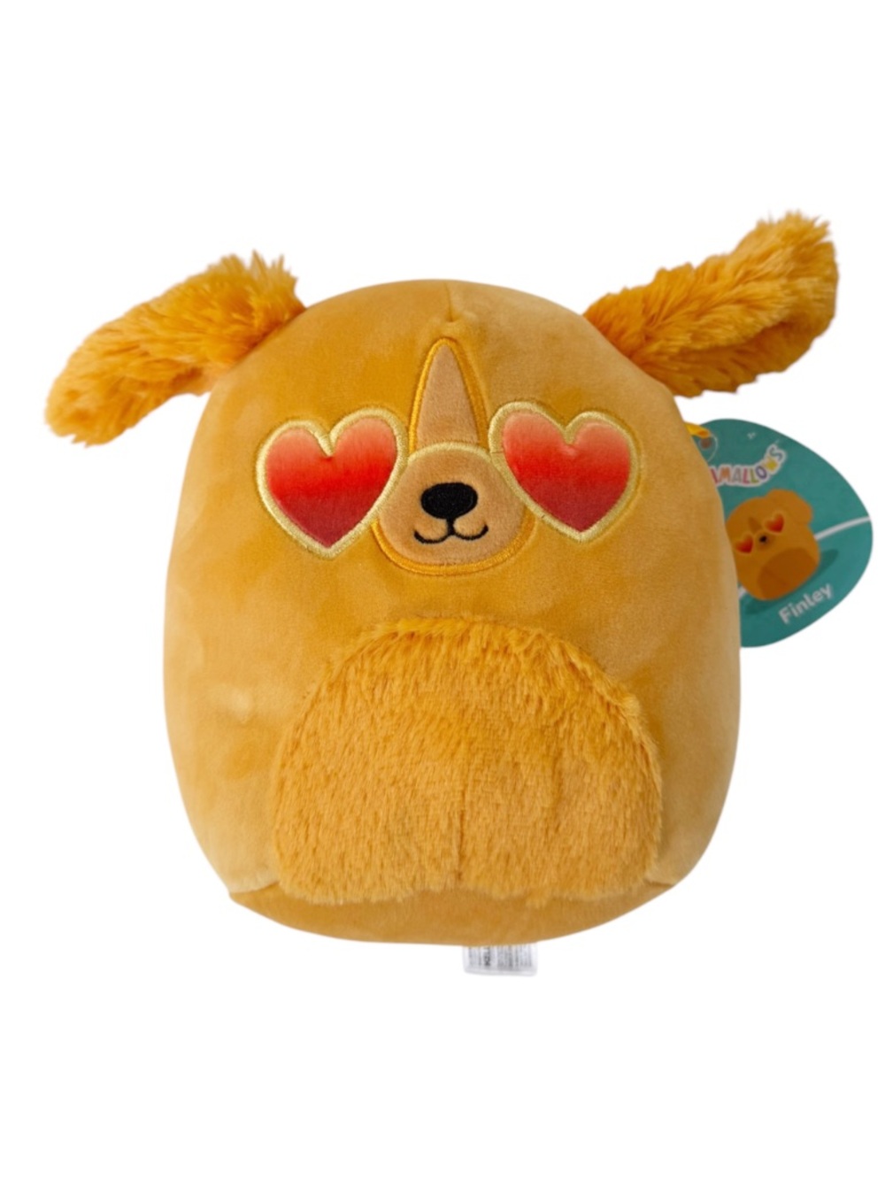 NWT Squishmallows Finley The Golden Retriever Stuffed Animal Toy 7”